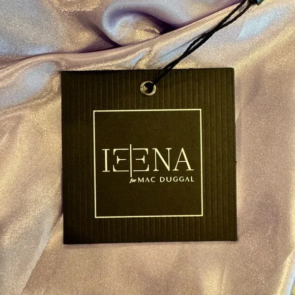 NWT IEENA for Mac Duggal Dress Floral Lavender Size 12 - Picture 8 of 12